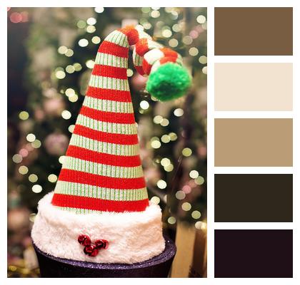 Elf Hat Santa Hat Christmas Image